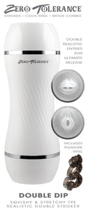 Mouth Masturbators Double Dip - Clear