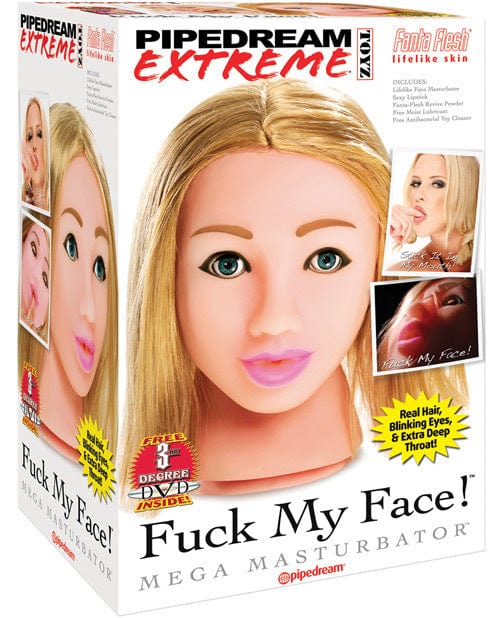 Mouth Shaped Masturbators PDX Extreme Full-Head Mouth-Style Masturbator - Blonde