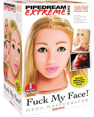 PDX Extreme Full-Head Mouth-Style Masturbator - Blonde