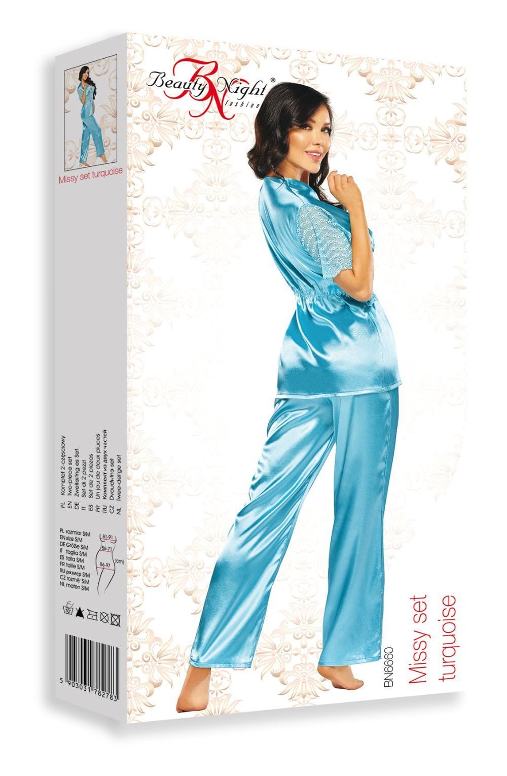 Nightwear Beauty Night BN6660 Missy Set Turquoise