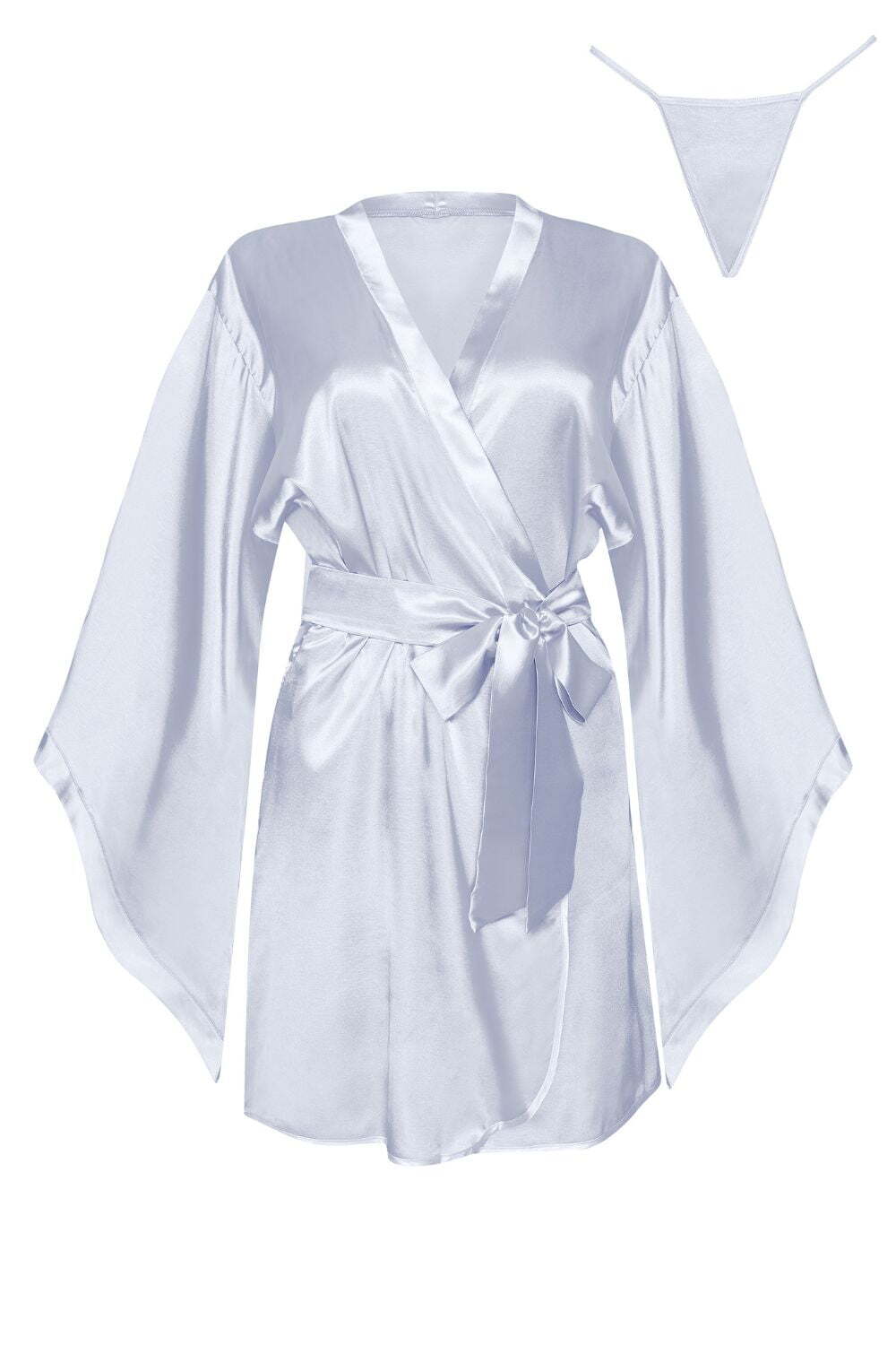 Nightwear SILVER / ONE SIZE (S-L) Beauty Night BN6665 Samira Peignoir Silver
