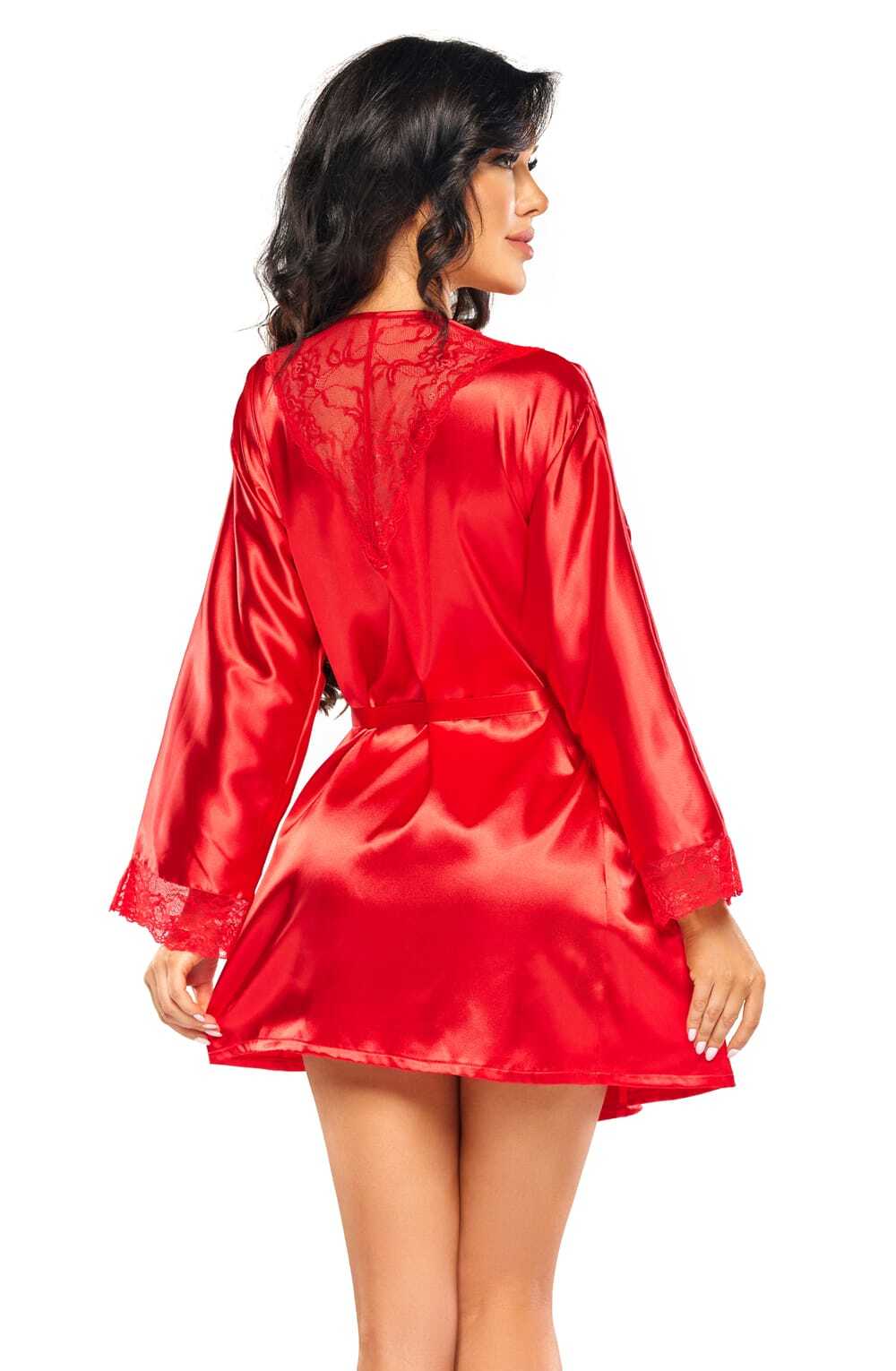 Nightwear RED / ONE SIZE (S-L) Beauty Night BN6670 Sherie Peignoir Red