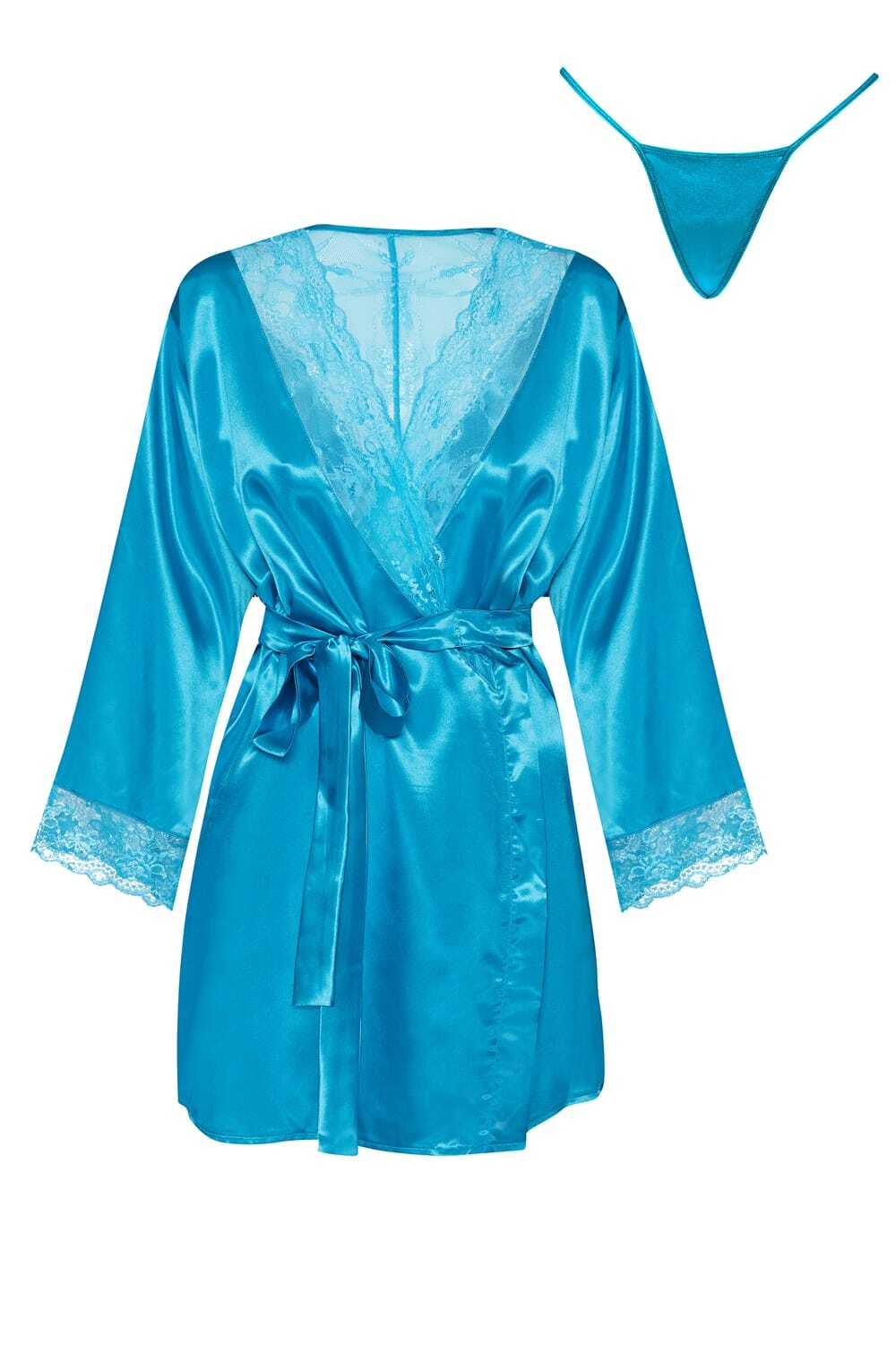 Nightwear TURQUOISE / ONE SIZE (S-L) Beauty Night BN6671 Sherie Peignoir