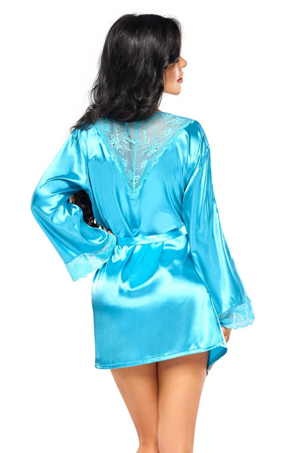 Nightwear TURQUOISE / ONE SIZE (S-L) Beauty Night BN6671 Sherie Peignoir