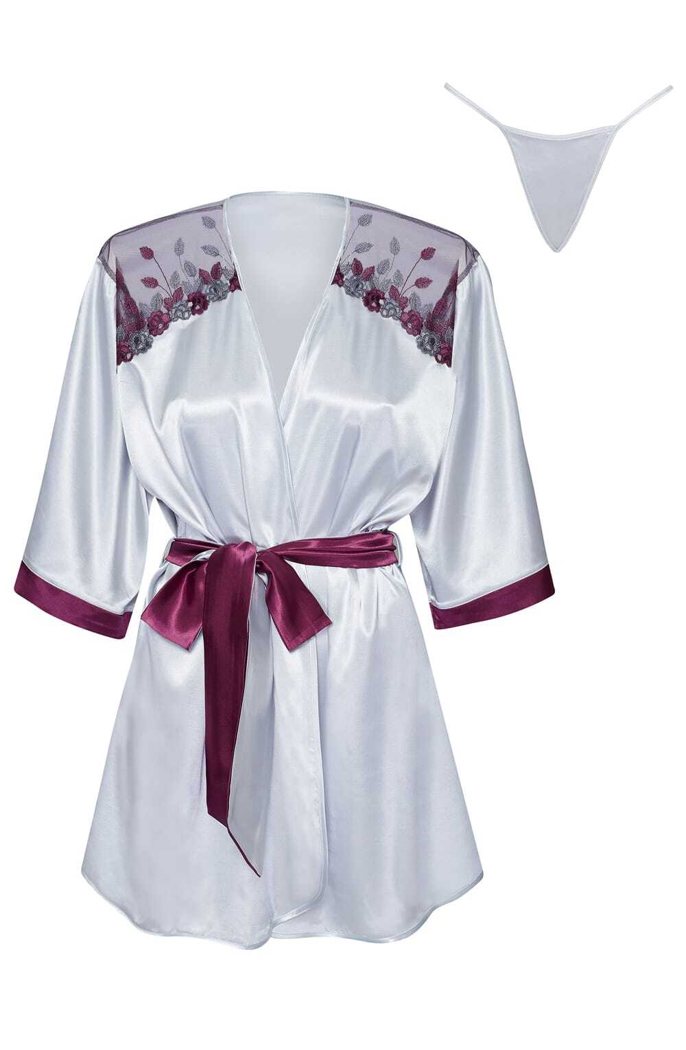 Nightwear SILVER / ONE SIZE (S-L) Beauty Night BN6674 Peignoir Silver
