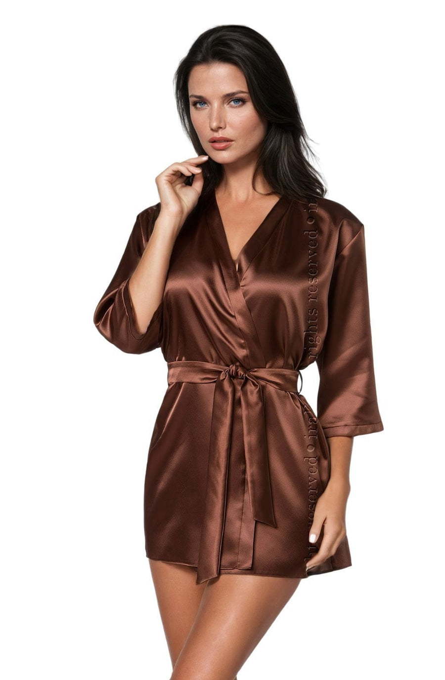 Nightwear Irall Aria Dressing Gown Chocolate