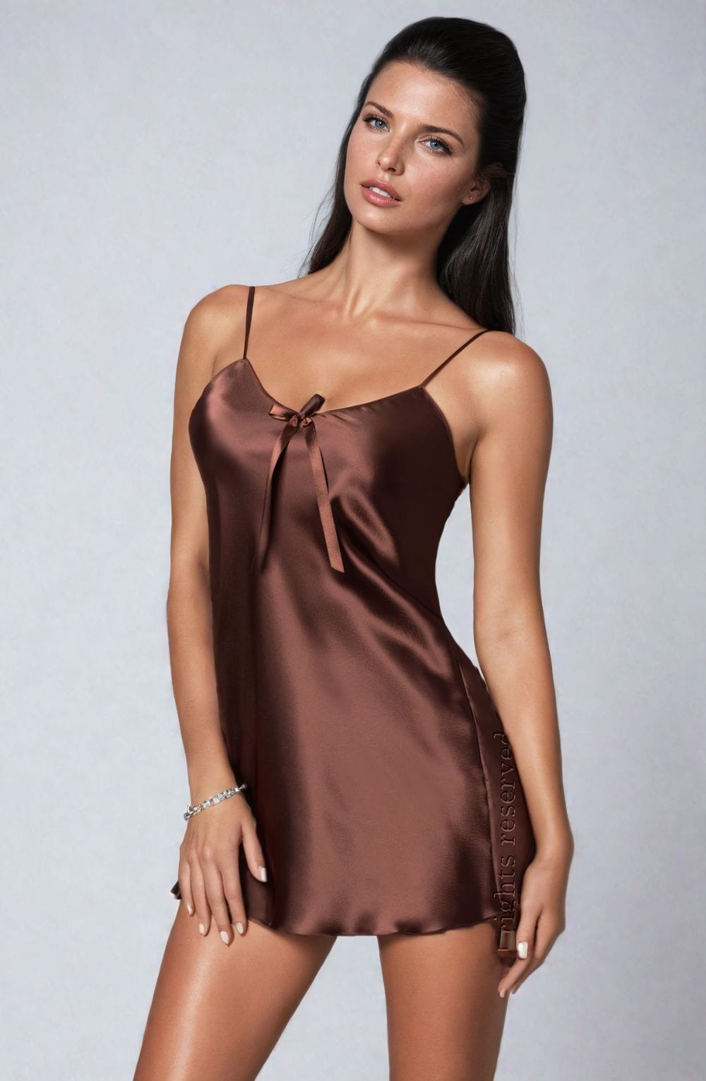 Nightwear Irall Aria Nightdress Chocolate