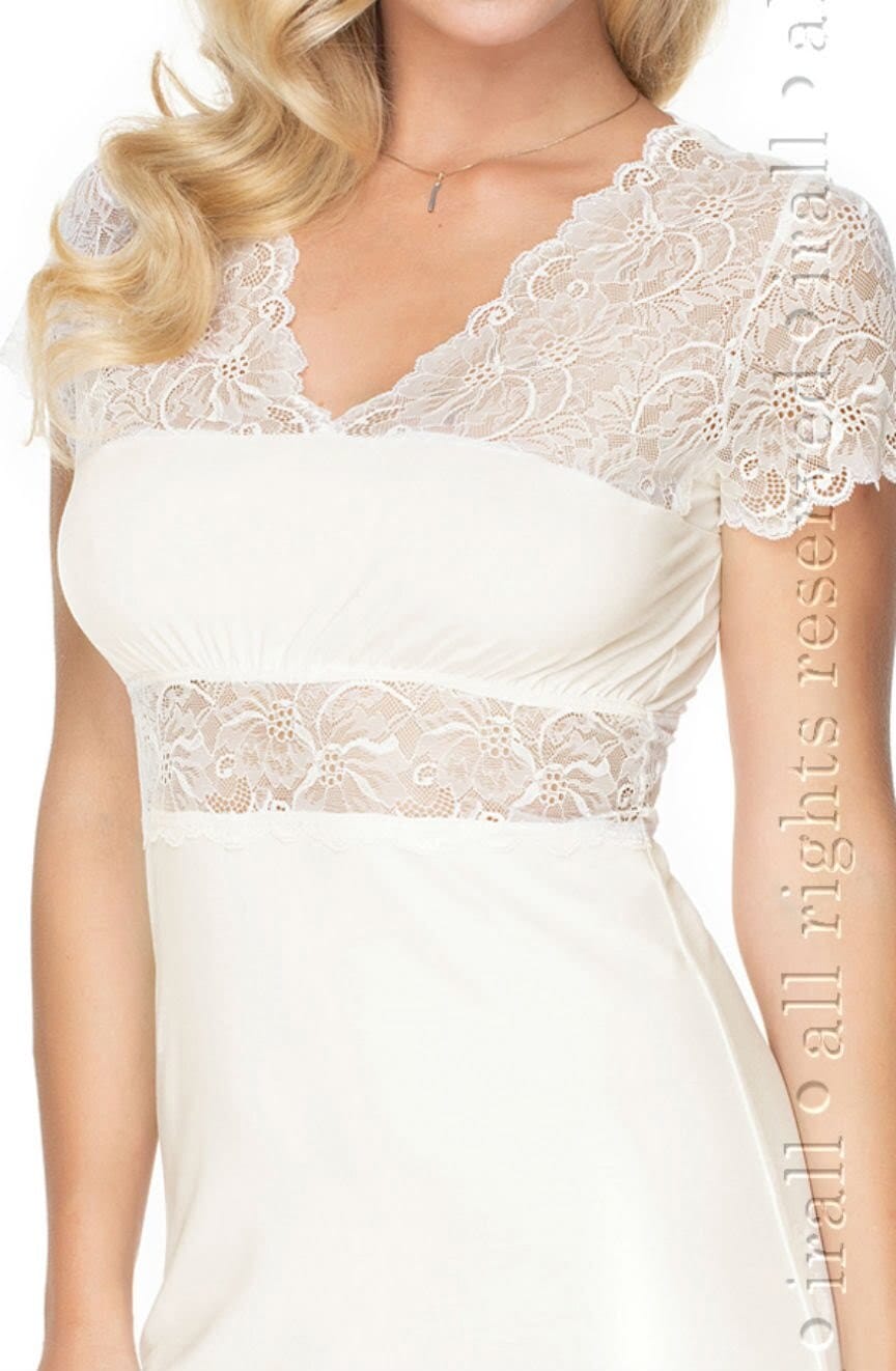 Nightwear Irall Cameron Nightdress Cream 2XL-5XL