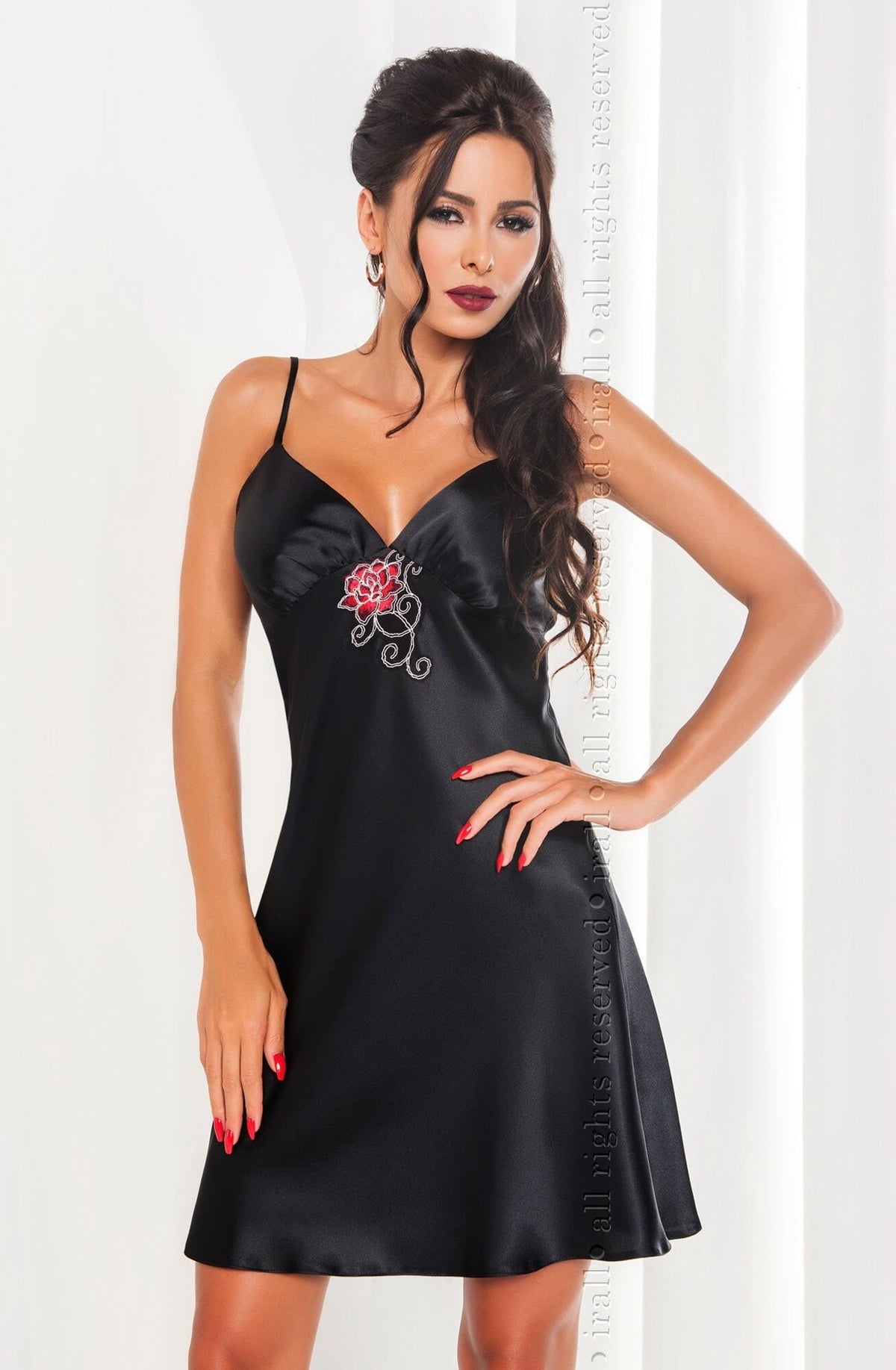 Nightwear Irall Dakota Nightdress Black