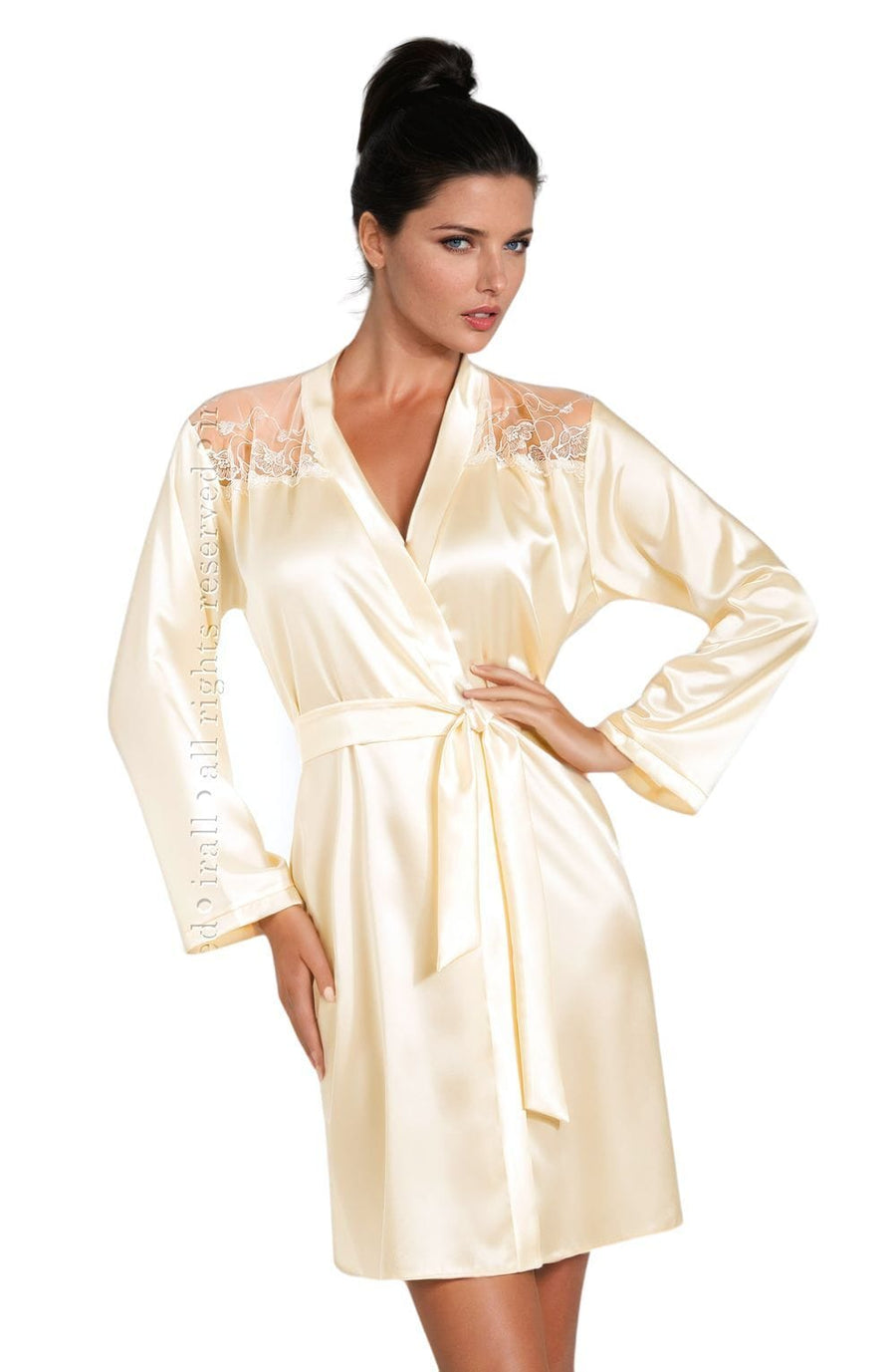 Nightwear Irall Daphne Dressing Gown Cream