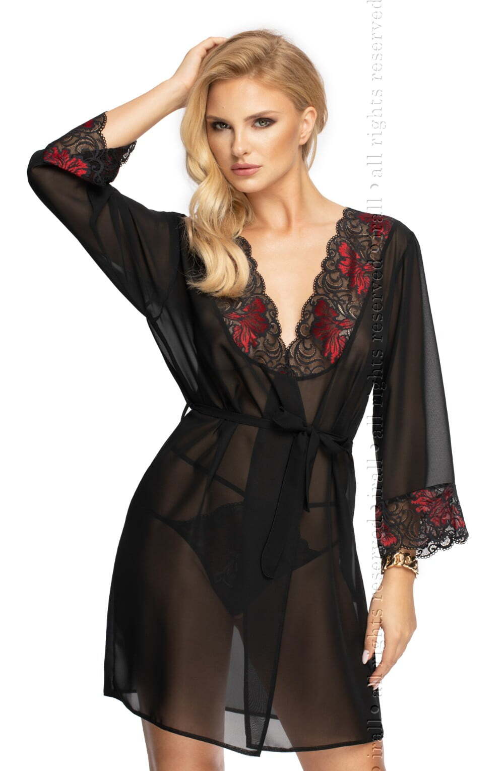 Nightwear Irall Erotic Oriana Gown Black