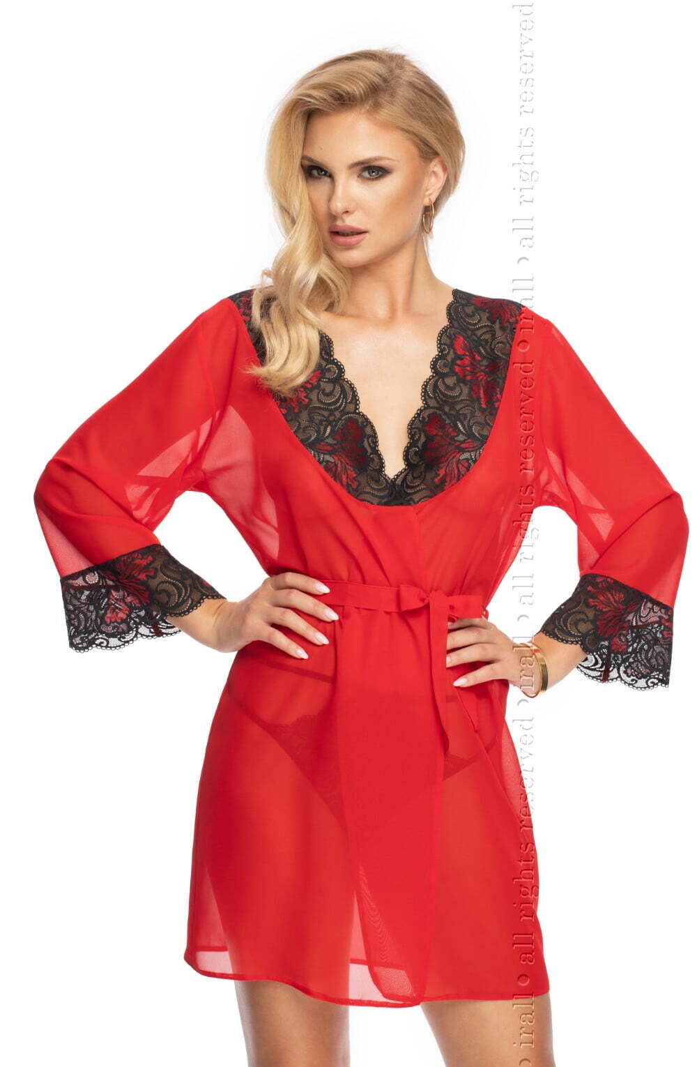 Nightwear Irall Erotic Oriana Gown Red