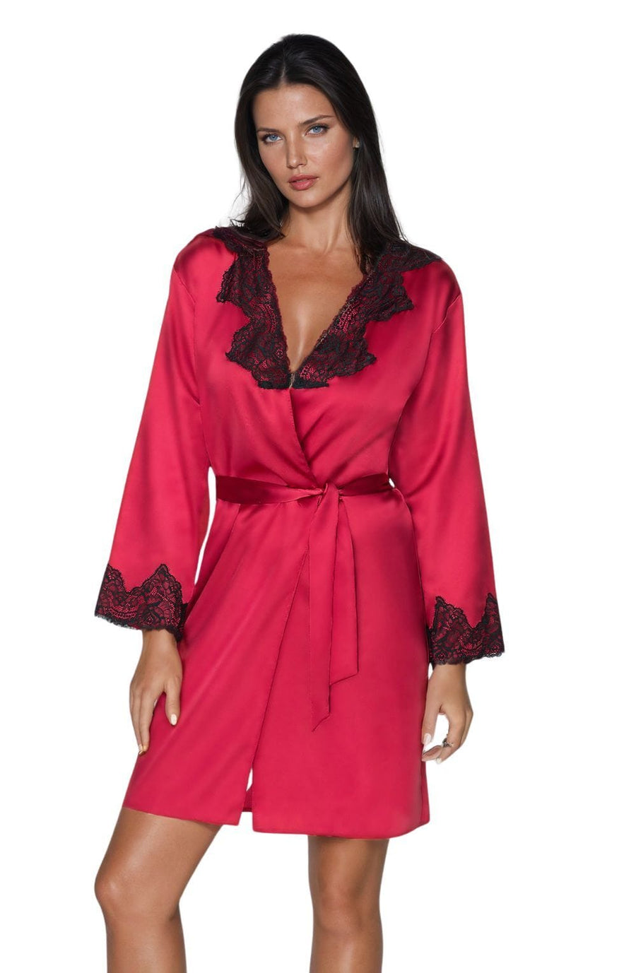 Nightwear Irall Juniper Burgundy Dressing Gown