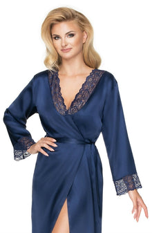 Nightwear Irall Yoko Dressing Gown Navy Blue