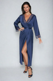 Nightwear Irall Yoko Dressing Gown Navy Blue