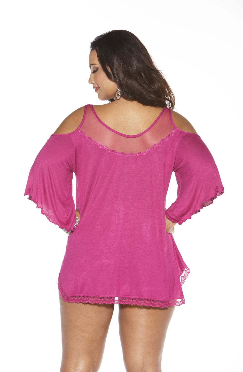 Nightwear Shirley of Hollywood X3257 Sleepshirt Magenta