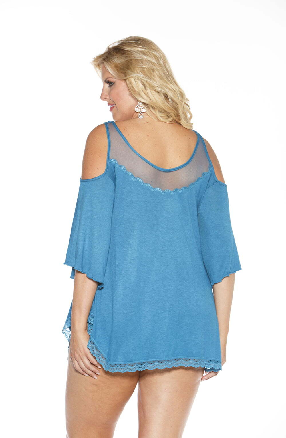 Nightwear Shirley of Hollywood X3257 Sleepshirt Sapphire