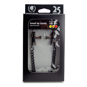 NIPPLE CLAMPS AND TWEEZERS Classic Adjustable Black Clamp