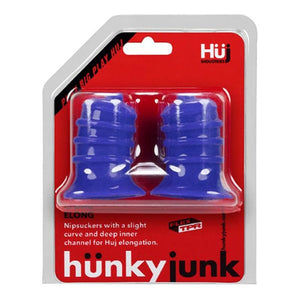 NIPPLE CLAMPS AND TWEEZERS Hunkyjunk ELONG nipsuckers, cobalt