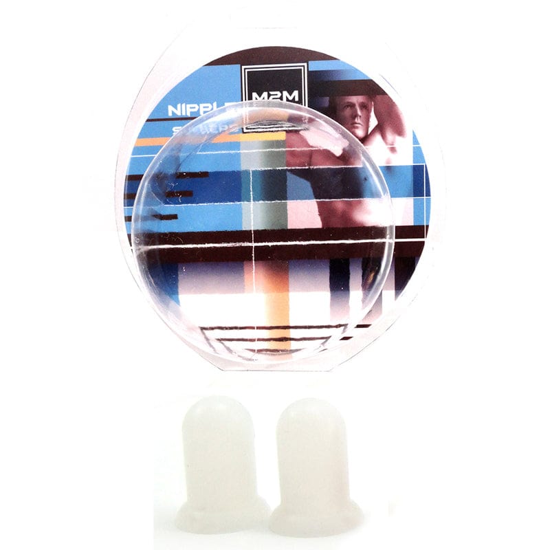 NIPPLE CLAMPS AND TWEEZERS M2M Nipple Suckers Silicone Clear Med