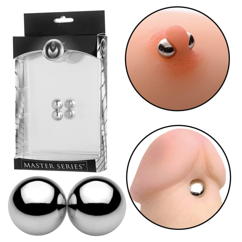 NIPPLE CLAMPS AND TWEEZERS Masters Magnus Extreme Magnetic Orbs