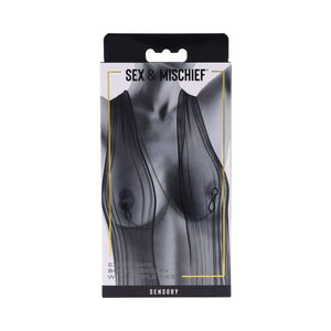 NIPPLE CLAMPS AND TWEEZERS SS S&M Ex's & Oh's Body Jewelry NippTies