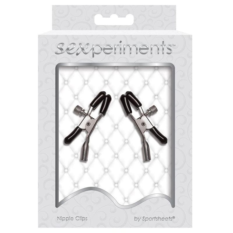 NIPPLE CLAMPS AND TWEEZERS SS S&M Nipple Clips