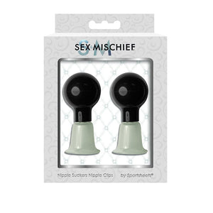 NIPPLE CLAMPS AND TWEEZERS SS S&M Nipple Suckers