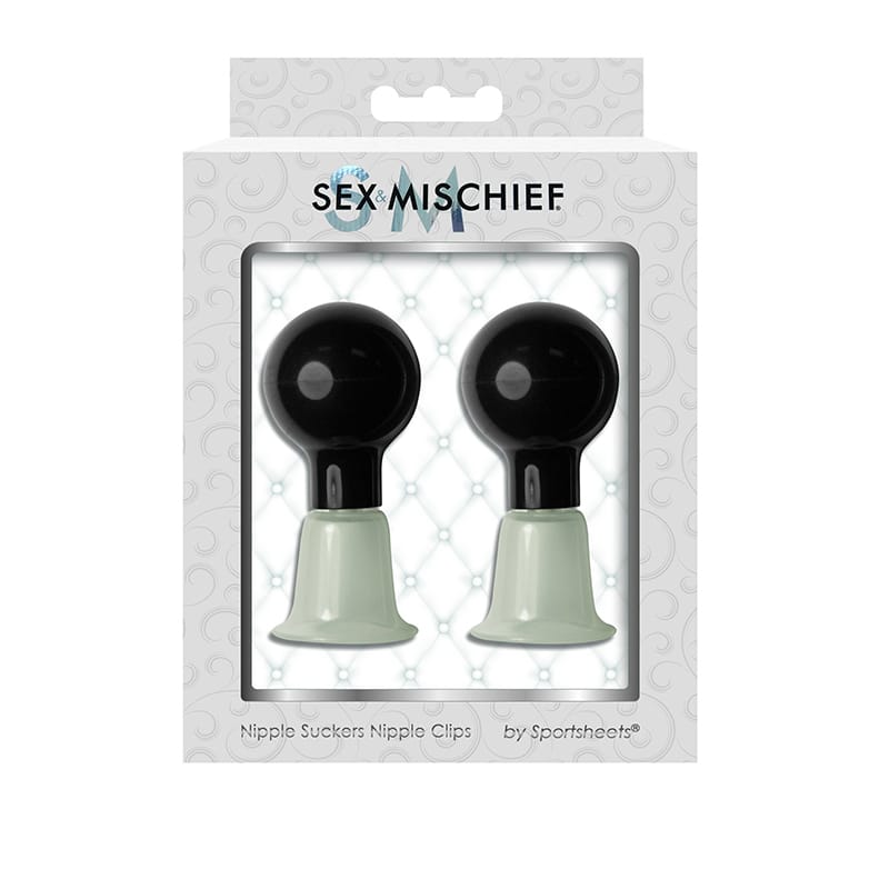 NIPPLE CLAMPS AND TWEEZERS SS S&M Nipple Suckers