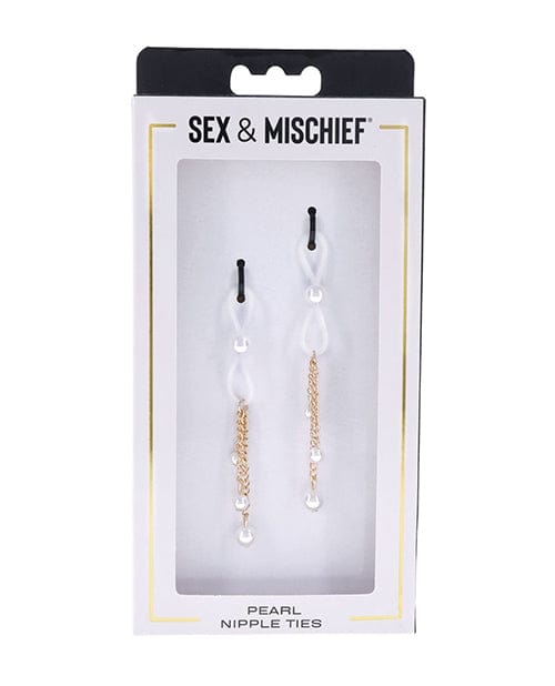 Nipple Clamps & Clit Clips Sex & Mischief Pearl Nipple Ties