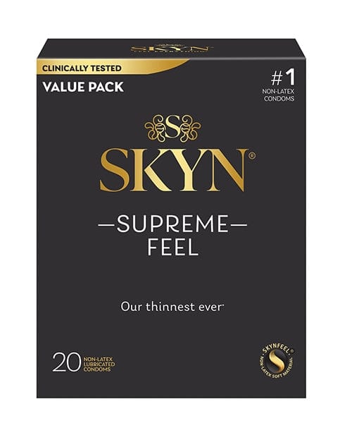 Non-Latex SKYN Supreme Feel Non-Latex Condoms – Ultra-Thin & Natural Fit