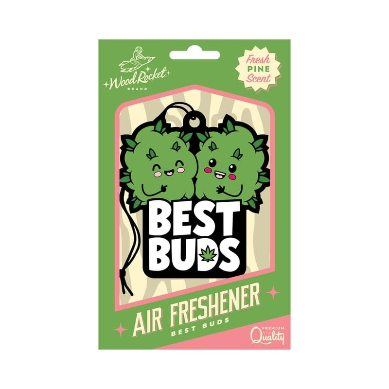 Novelties - Gag Gifts Wood Rocket Air Freshener Best Buds