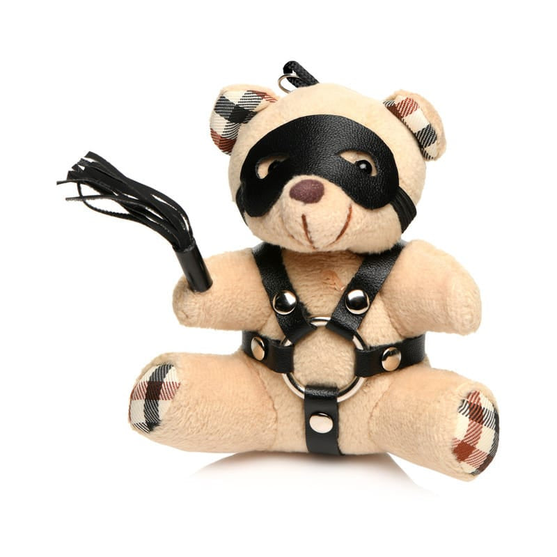 Novelties - Keyrings Buttons Magnets Master Series BDSM Teddy Bear Keychain