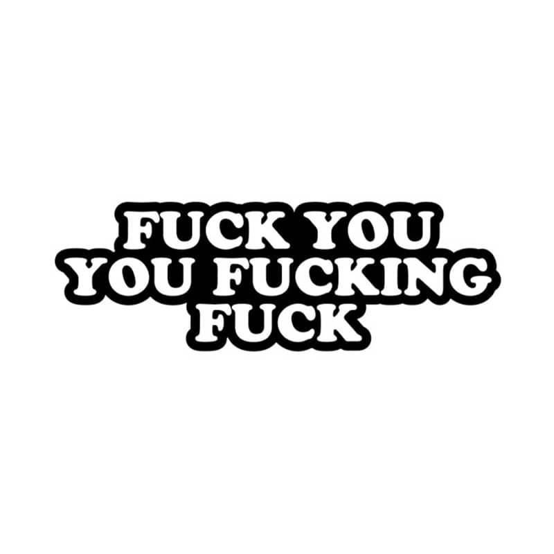Novelties - Keyrings Buttons Magnets Porn Pin Fuck You You Fucking Fuck