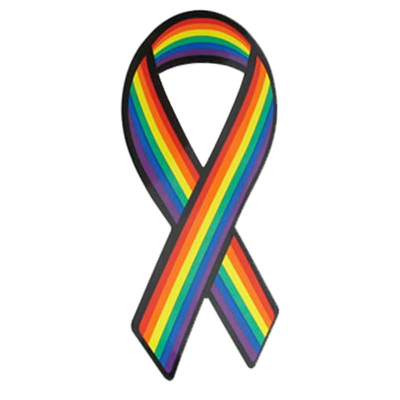 Novelties - Pride GS Pride Ribbon Magnet- Blank