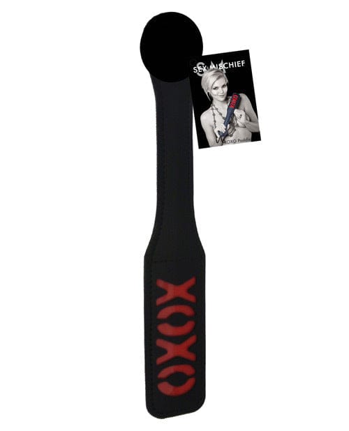 Paddles Sex & Mischief Impressions XOXO Paddle - Black
