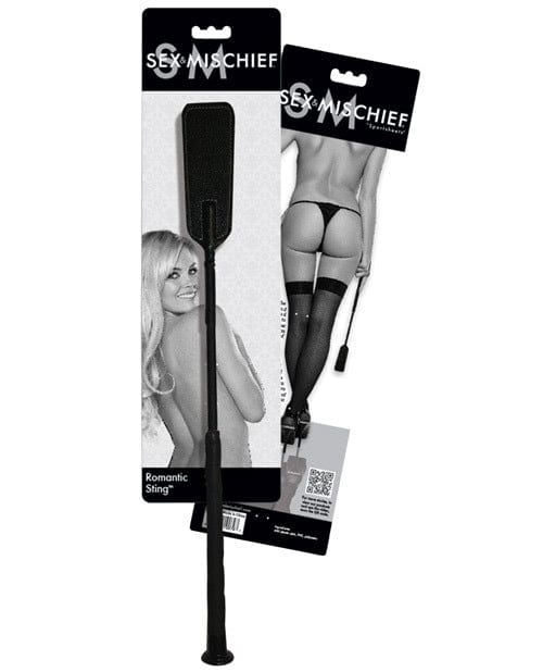 Sex and Mischief Romantic Sting 17.75 inch riding crop