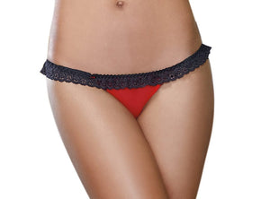 Panties & Underwear Panty - Medium - Red/ Black