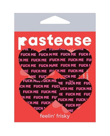 Pasties Pastease Petites Fuck Me Hearts - Black/Pink O/S