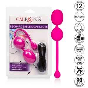 Pelvic Exercisers Rechargeable Dual Kegel - Pink