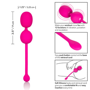 Pelvic Exercisers Rechargeable Dual Kegel - Pink