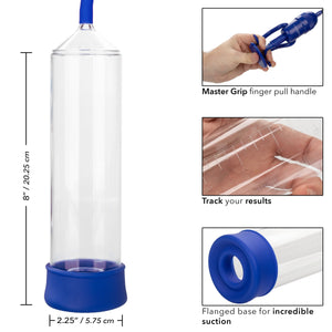 Penis Pump Admiral Sta-Hard Pump - Blue