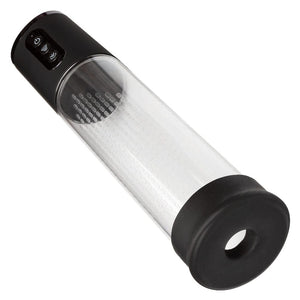 Penis Pump Peak Rechargeable Pump - Black/clear