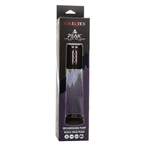 Penis Pump Peak Rechargeable Pump - Black/clear