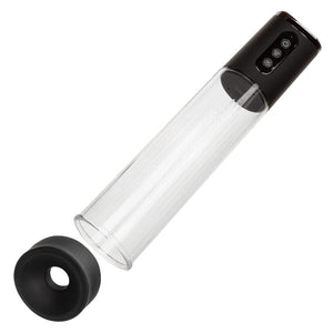 Penis Pump Peak Rechargeable Pump - Black/clear