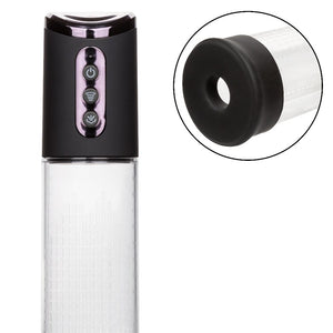Penis Pump Peak Rechargeable Pump - Black/clear