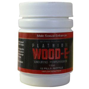 Pills And Potions For Men Platinum Wood-E 12ct Bottle