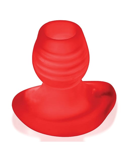 Oxballs Glowhole 1 Hollow Buttplug w/LED Insert Small - Red Morph Sex Supply Shop Oxballs Glowhole 1 Hollow Buttplug w/LED Insert Small - Red Morph Sex Supply Shop