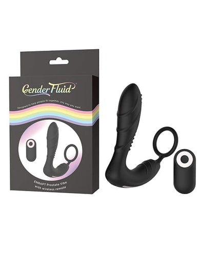 Gender Fluid Enrapt Remote Prostate Vibrator – Black