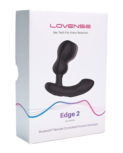 Lovense Edge 2 adjustable app controlled prostate massager black